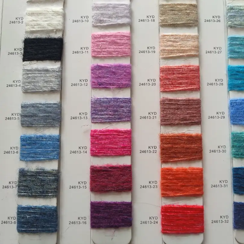 China Yarn for Hoodie  (Sweater),Polo T-shirt (Sweater), Full-Zipper Cardigan (Sweater) Air Spun Yarn Fancy Yarn Recycled Polyester Recycled Acrylic RWS Wool Recycled Nylon 浅花灰 color buy from China wholesaler bulk order at wholesale price free worldwide shipping Alibaba