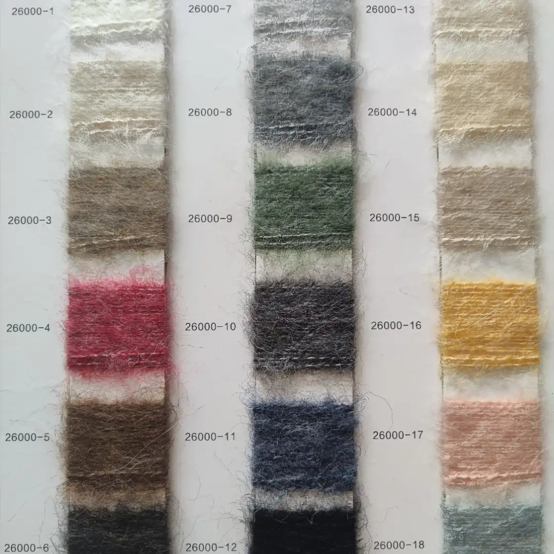 China Yarn for Half-Zipper Cardigan (Sweater),Knitted Trousers (Sweater),Knitted Jacket (Sweater) Mossy Yarn Fancy Yarn Recycled Acrylic RWS Wool Recycled Polyester Alpaca Spandex 米色 color buy from China wholesaler bulk order at wholesale price free worldwide shipping Alibaba