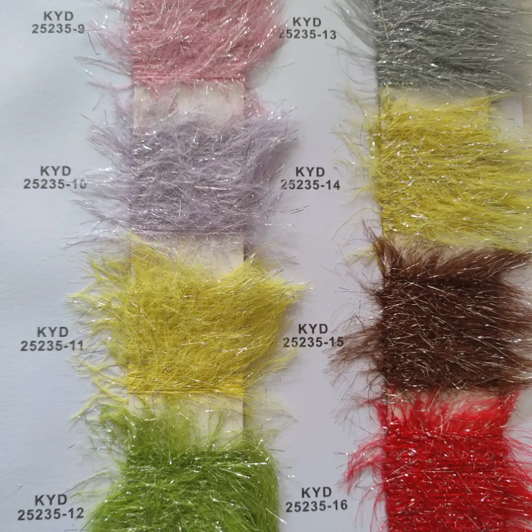 China Yarn for Dresses (Cardigan Button) (Sweater),Ladies Vest (Sweater)  Feather Yarn Fancy Yarn Lurex Recycled Nylon 黑白 color buy from China wholesaler bulk order at wholesale price free worldwide shipping Alibaba