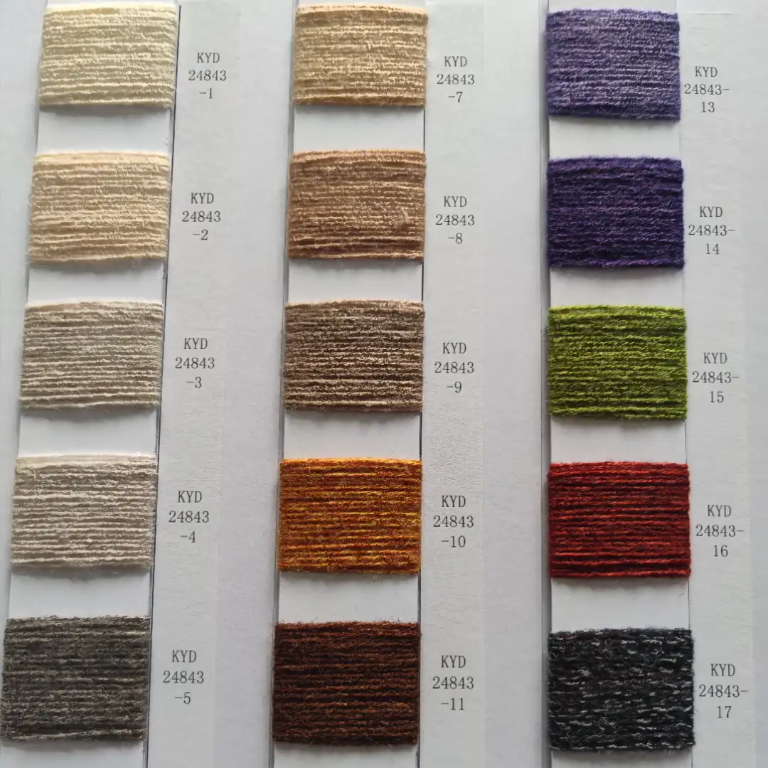 China Yarn for Sweaters Mossy Yarn Fancy Yarn Acrylic Nylon Recycled Polyester Wool 酒红 color buy from China wholesaler bulk order at wholesale price free worldwide shipping Alibaba