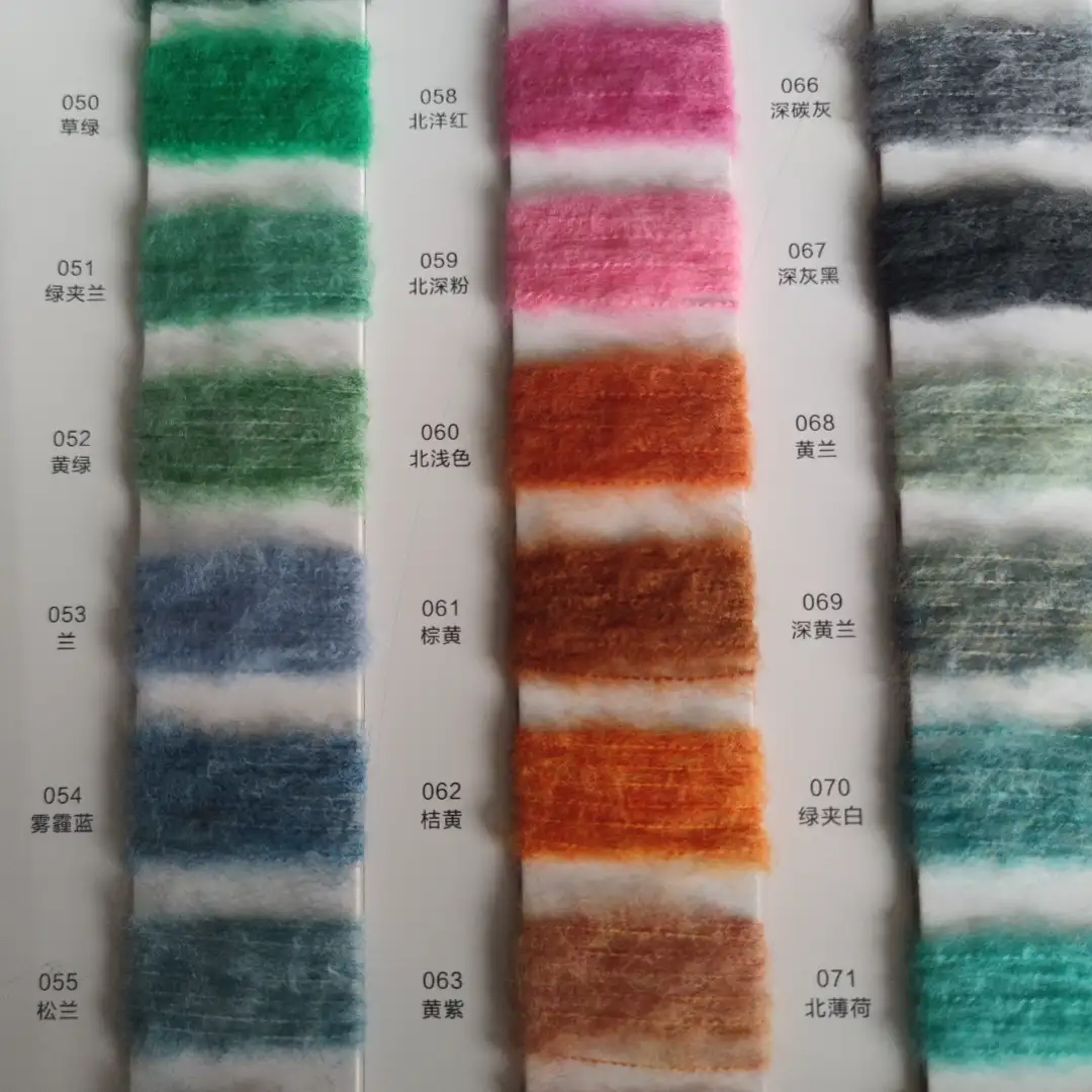 China Yarn for Sweaters Mossy Yarn Fancy Yarn Polyester 花灰 color buy from China wholesaler bulk order at wholesale price free worldwide shipping Alibaba