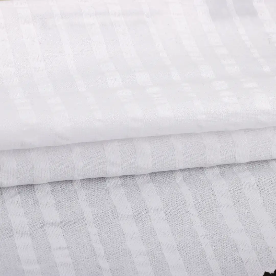 China Fabric for Shirt,Skirt Cotton YD Jacquard Natural Woven Fabric Cotton White color buy from China wholesaler bulk order at wholesale price free worldwide shipping Alibaba