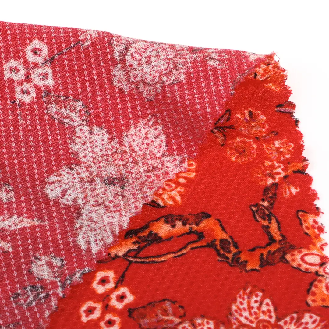 China Fabric for Shirt,Skirt Rayon Jacquard Natural Woven Fabric Rayon Print color buy from China wholesaler bulk order at wholesale price free worldwide shipping Alibaba