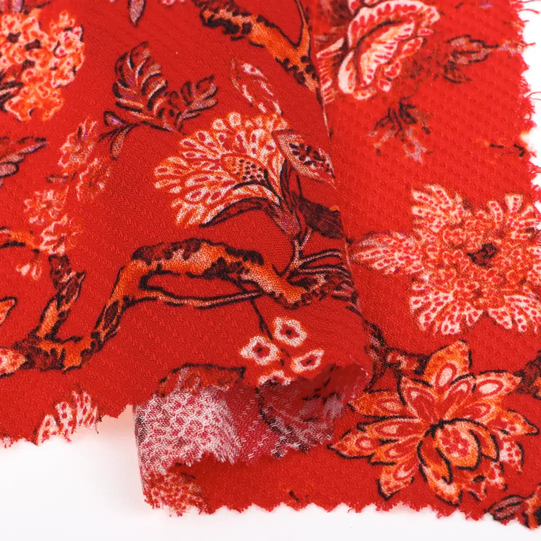 China Fabric for Shirt,Skirt Rayon Jacquard Natural Woven Fabric Rayon Print color buy from China wholesaler bulk order at wholesale price free worldwide shipping Alibaba