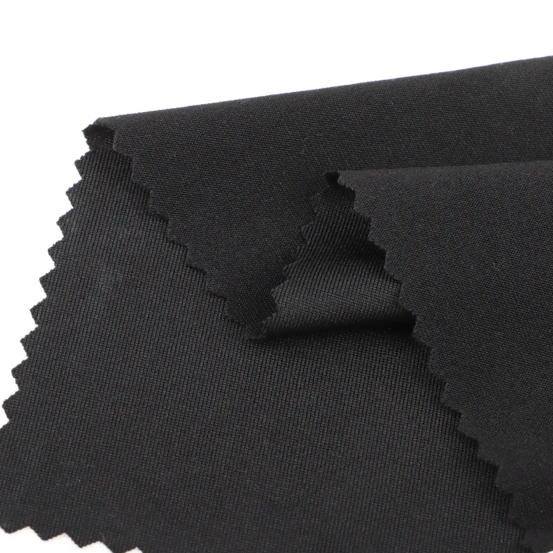 China Fabric for T-Shirt,Polo Shirt Single Jersey Knit Fabric Polyester Spandex Black color buy from China wholesaler bulk order at wholesale price free worldwide shipping Alibaba