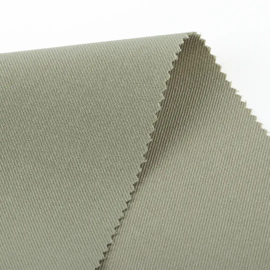 China Fabric  Single-way Stretch Woven Fabric Synthetic Woven Fabric Polyester Spandex GREEN-38# color buy from China wholesaler bulk order at wholesale price free worldwide shipping Alibaba