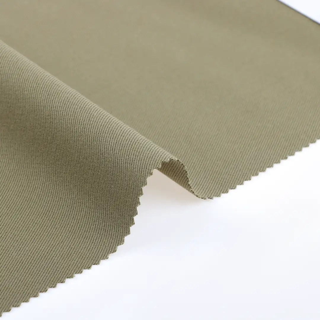 China Fabric  Single-way Stretch Woven Fabric Synthetic Woven Fabric Polyester Rayon Spandex GREEN-41# color buy from China wholesaler bulk order at wholesale price free worldwide shipping Alibaba