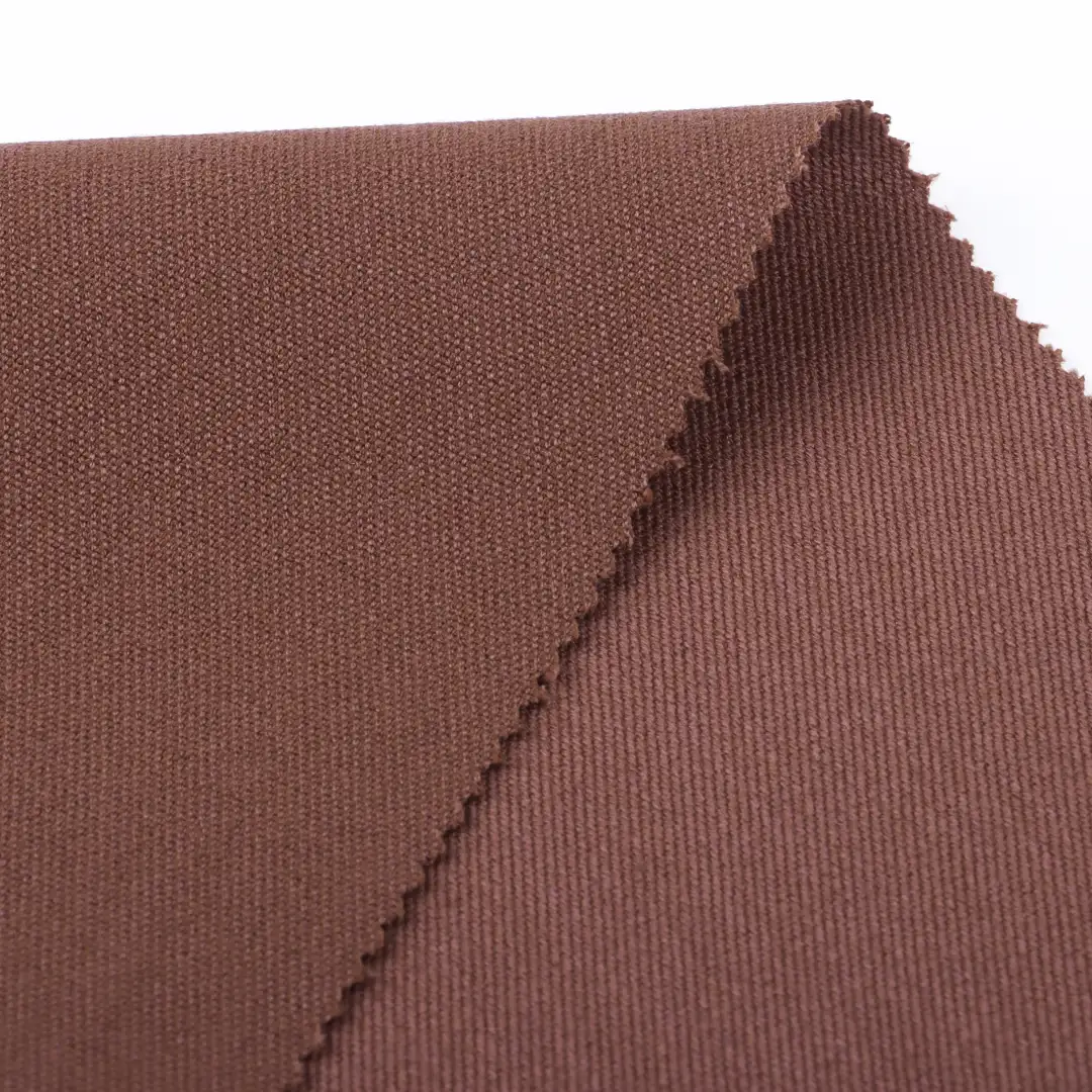 China Fabric  Polyester/Rayon Plain Woven Blended Fabric Polyester Rayon Spandex Brown-46# color buy from China wholesaler bulk order at wholesale price free worldwide shipping Alibaba