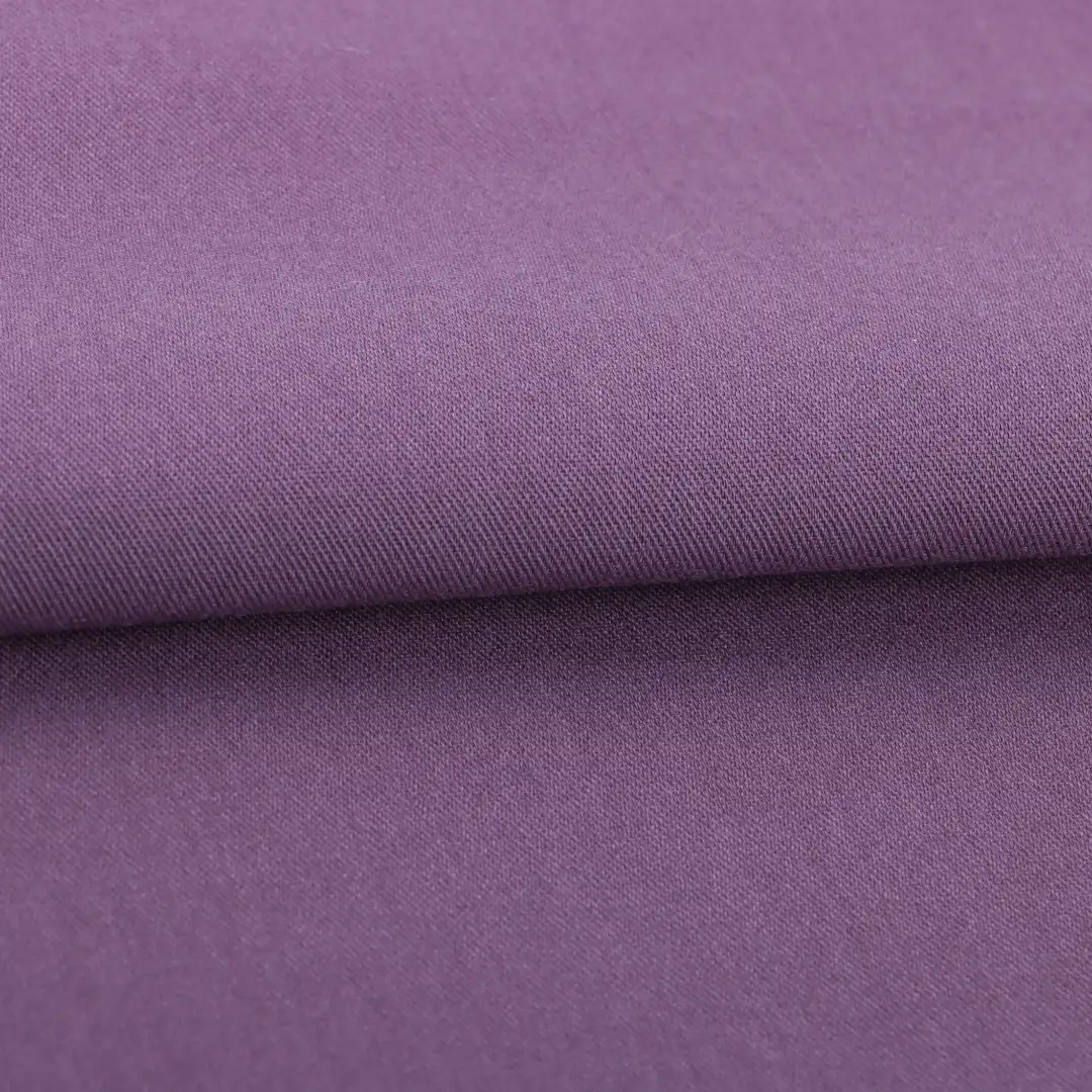 China Fabric  Polyester/Rayon Plain Woven Blended Fabric Rayon Polyester Spandex Deep Purple -105# color buy from China wholesaler bulk order at wholesale price free worldwide shipping Alibaba