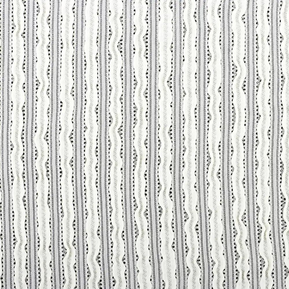 China Fabric for Blouse Lace Knit Fabric Polyester Elastane creamy white color buy from China wholesaler bulk order at wholesale price free worldwide shipping Alibaba