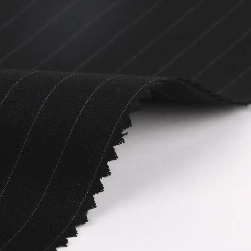 China Fabric  Polyester/Rayon Plain Woven Blended Fabric Polyester Rayon Spandex Black color buy from China wholesaler bulk order at wholesale price free worldwide shipping Alibaba