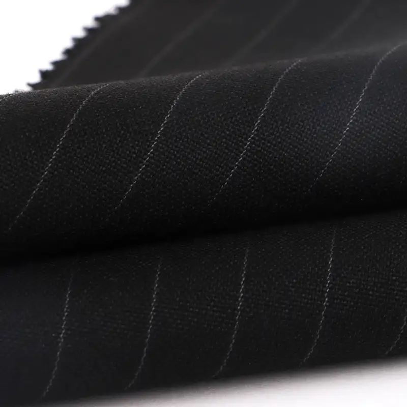 China Fabric  Polyester/Rayon Plain Woven Blended Fabric Polyester Rayon Spandex Black color buy from China wholesaler bulk order at wholesale price free worldwide shipping Alibaba