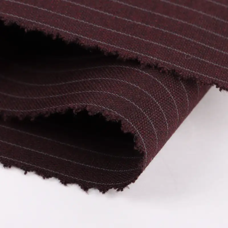 China Fabric  Polyester/Rayon Plain Woven Blended Fabric Polyester Rayon Spandex Burgundy color buy from China wholesaler bulk order at wholesale price free worldwide shipping Alibaba