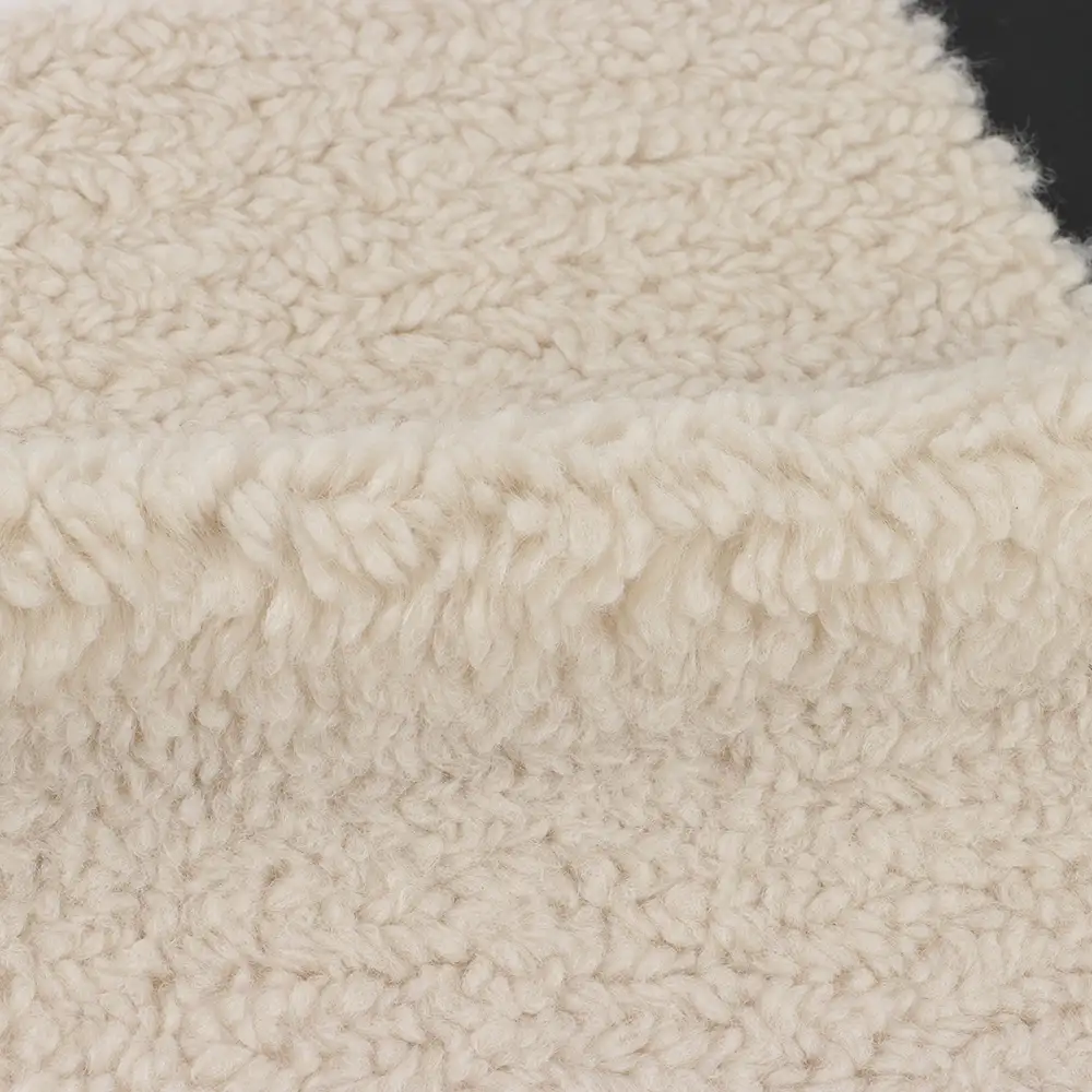 China Fabric  Fleece Knit Fabric Beige color buy in China wholesaler bulk order at wholesale price free worldwide shipping Alibaba