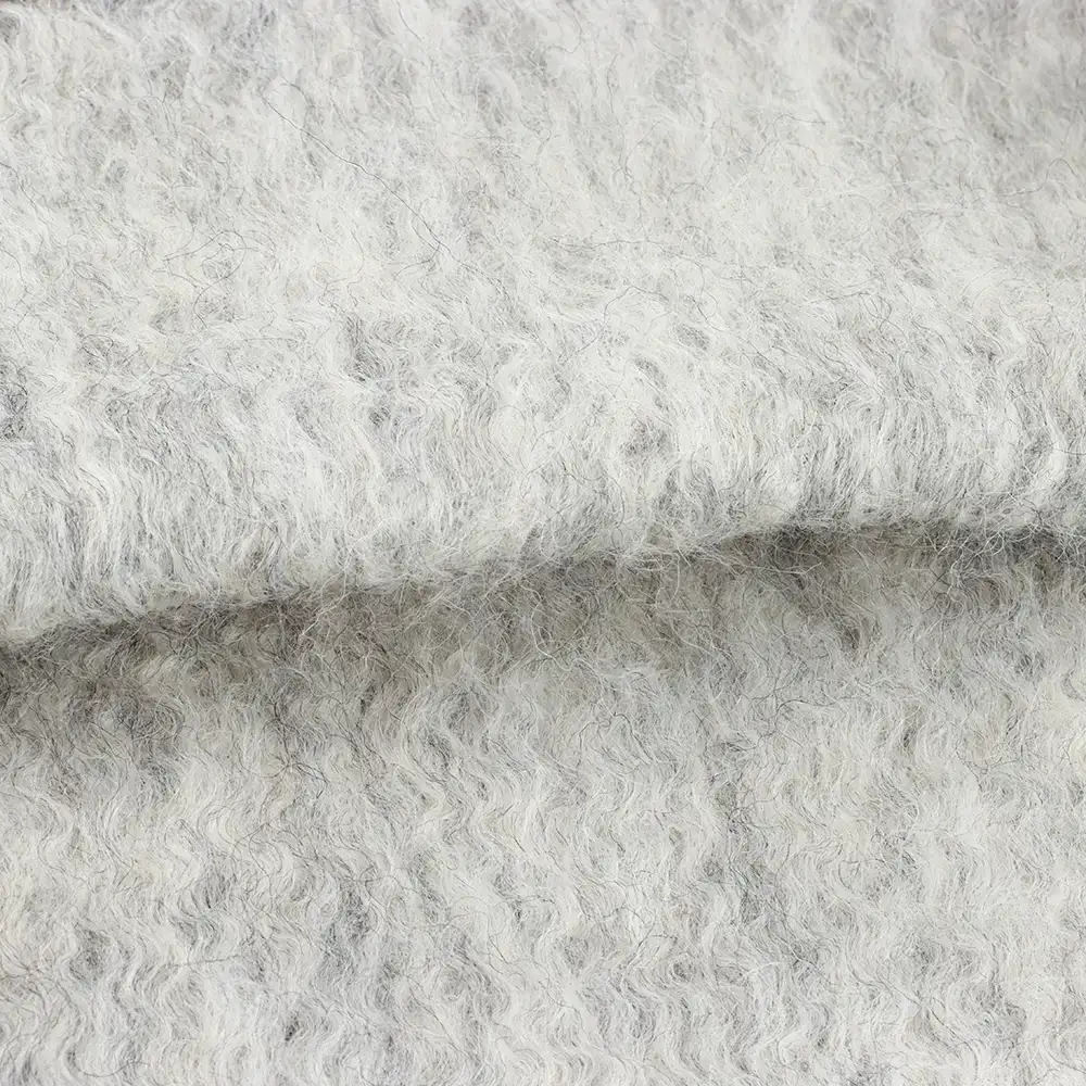 China Fabric  Knit Woolen Fabric Woolen Grey color buy in China wholesaler bulk order at wholesale price free worldwide shipping Alibaba