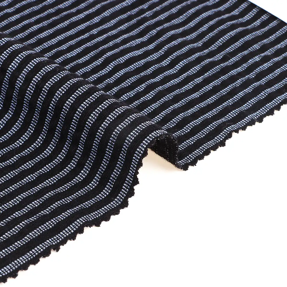 China Fabric  Hacci Knit Fabric Black and White color buy in China wholesaler bulk order at wholesale price free worldwide shipping Alibaba