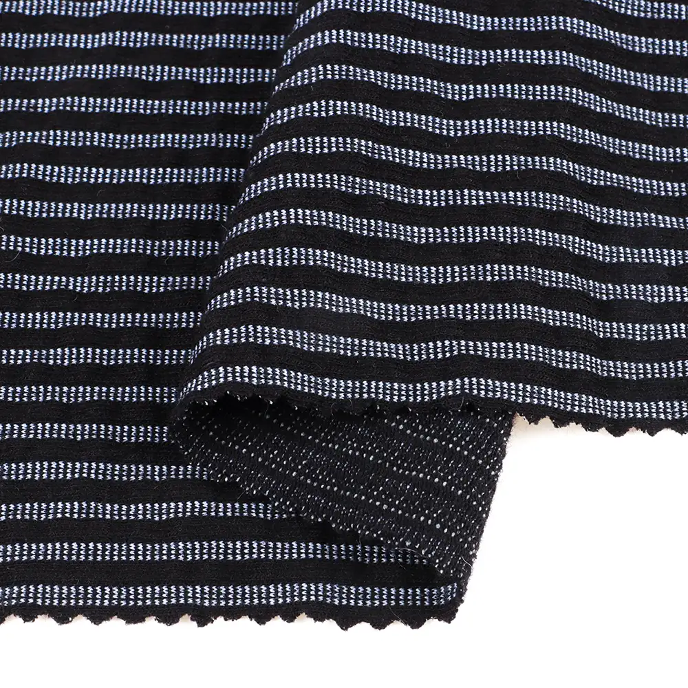 China Fabric  Hacci Knit Fabric Black and White color buy in China wholesaler bulk order at wholesale price free worldwide shipping Alibaba