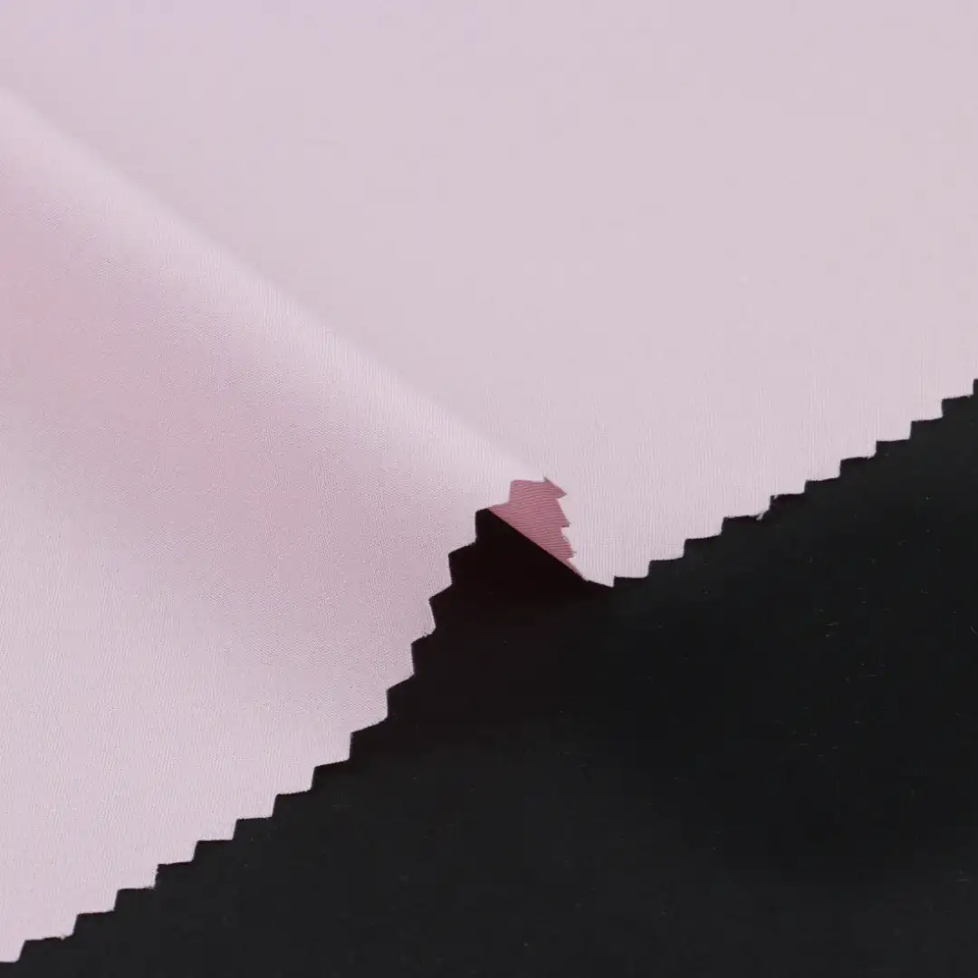 China Fabric  Polyester Twill Lining Fabric Synthetic Woven Fabric Polyester Pink color buy from China wholesaler bulk order at wholesale price free worldwide shipping Alibaba