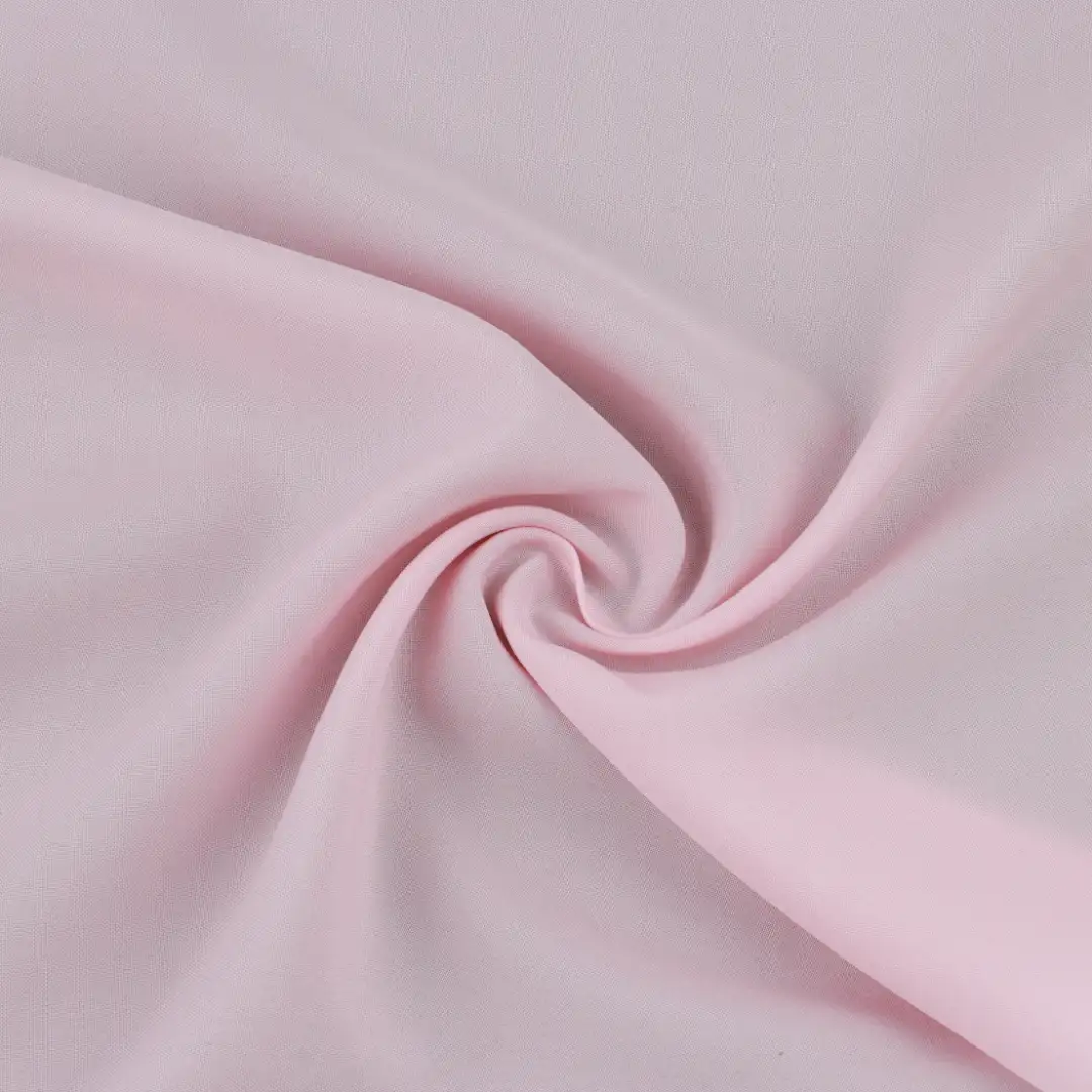 China Fabric  Polyester Twill Lining Fabric Synthetic Woven Fabric Polyester Pink color buy from China wholesaler bulk order at wholesale price free worldwide shipping Alibaba