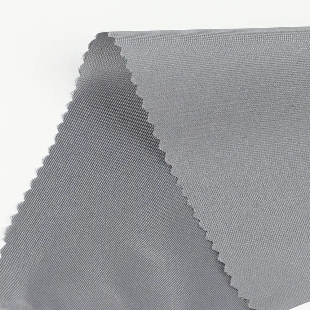 China Fabric  Polyester Taffeta Synthetic Woven Fabric Polyester Grey color buy from China wholesaler bulk order at wholesale price free worldwide shipping Alibaba