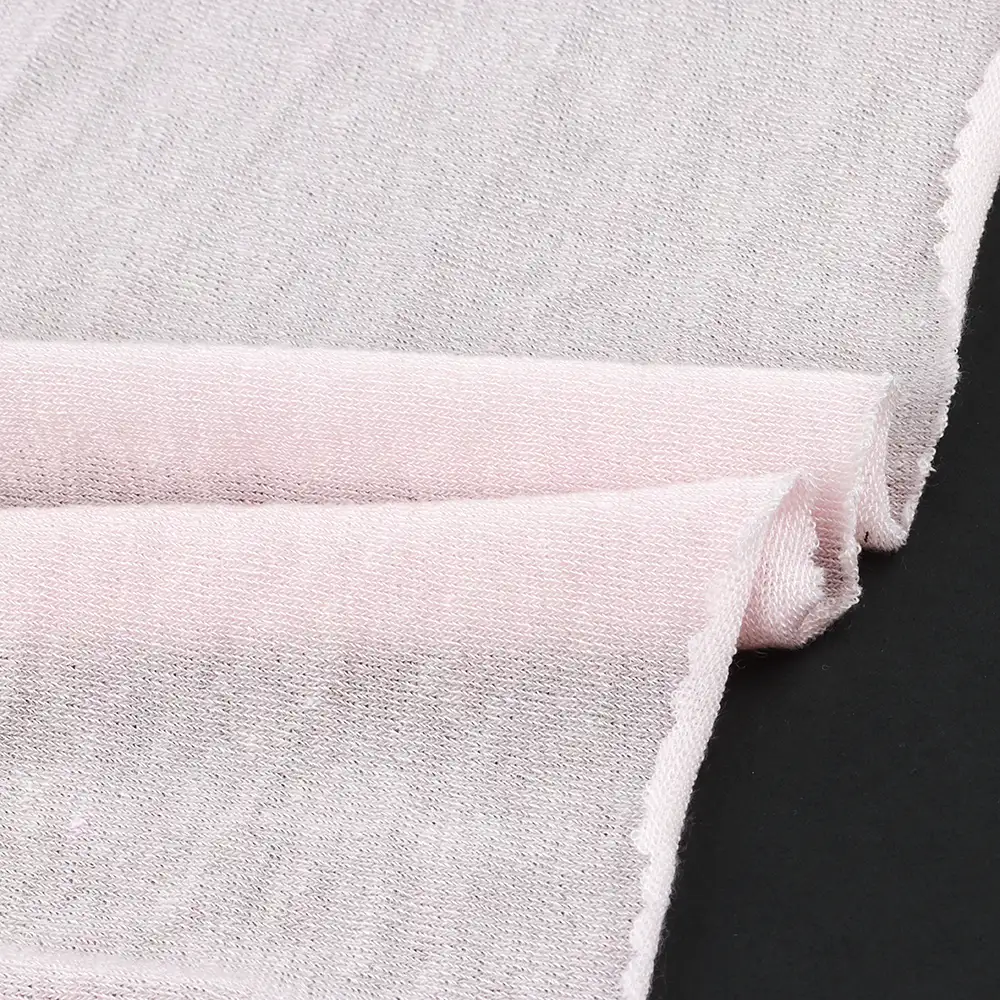 China Fabric for T-Shirt,Pajamas,Loungewear,Yoga Pants,Tracksuits Single Jersey Knit Fabric Tencel Wool Spandex Pink color buy from China wholesaler bulk order at wholesale price free worldwide shipping Alibaba