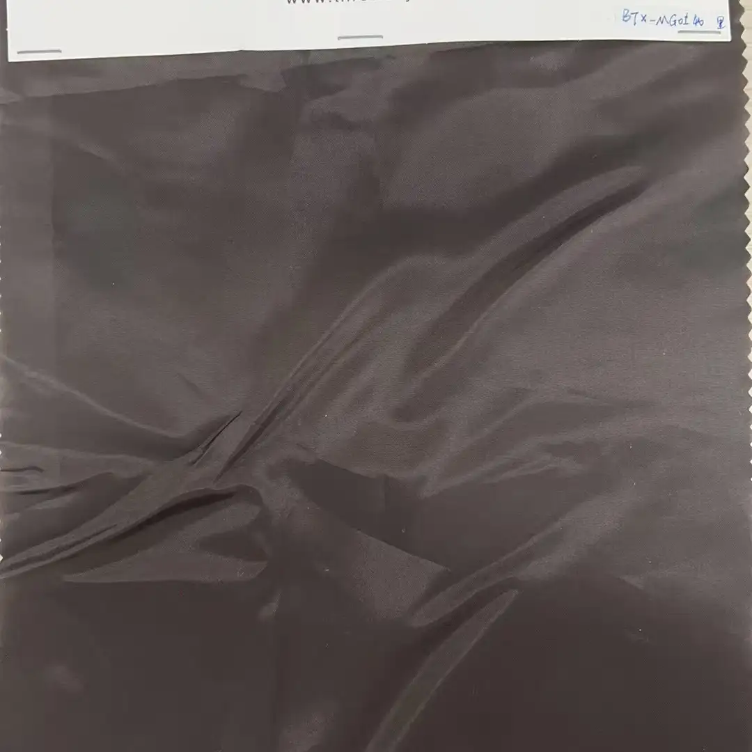 China Fabric  Polyester Taffeta Synthetic Woven Fabric Brown color buy in China wholesaler bulk order at wholesale price free worldwide shipping Alibaba