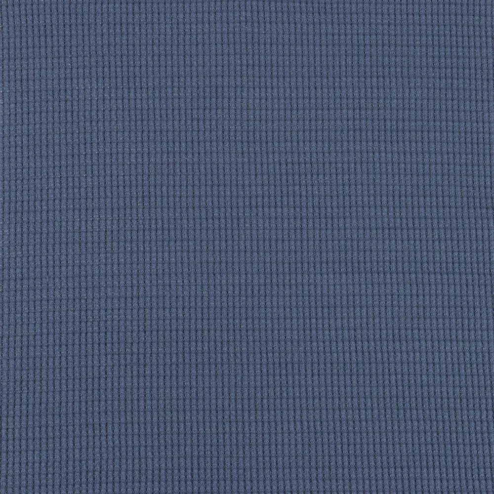 China Fabric  Waffle Knit Fabric Polyester Cotton Spandex Blue color buy from China wholesaler bulk order at wholesale price free worldwide shipping Alibaba