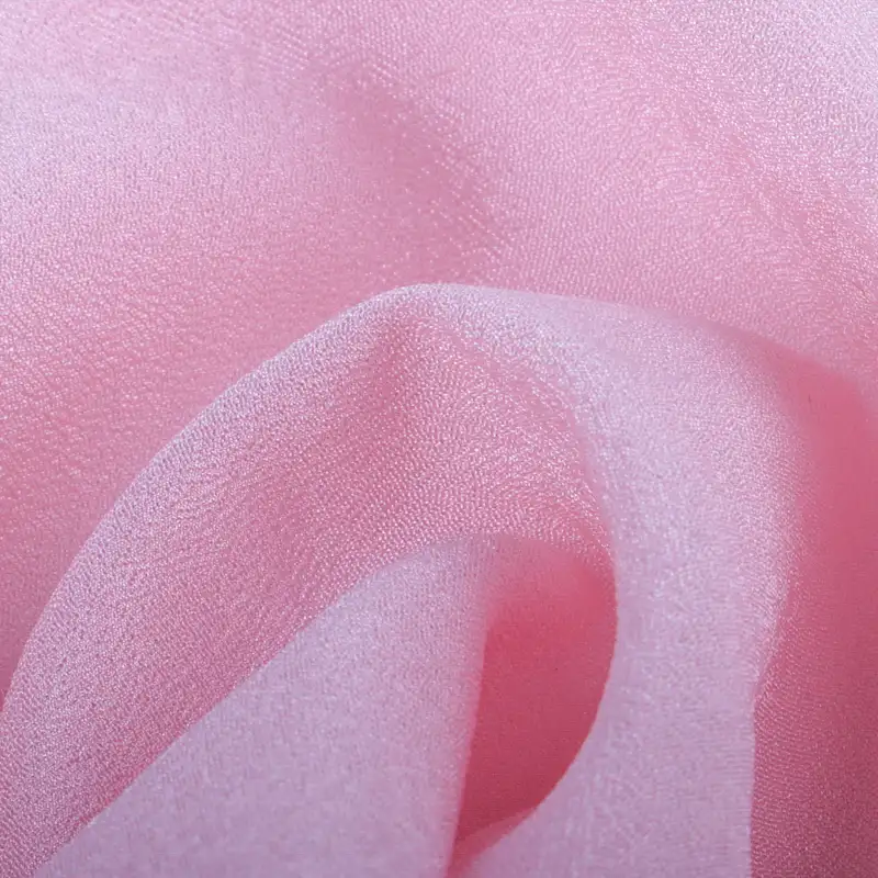 China Fabric  Polyester Crinkle Fabric Synthetic Woven Fabric Pink color buy in China wholesaler bulk order at wholesale price free worldwide shipping Alibaba