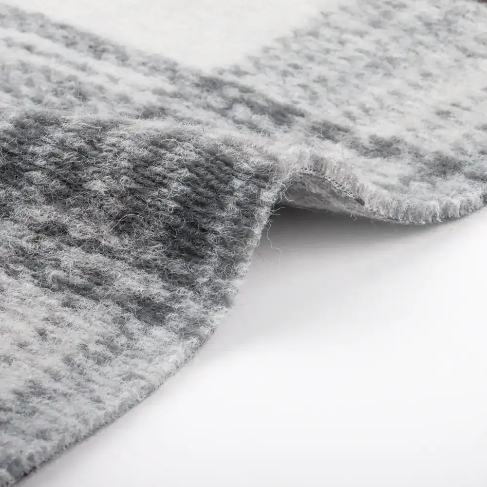 China Fabric  Knit Woolen Fabric Woolen Grey color buy in China wholesaler bulk order at wholesale price free worldwide shipping Alibaba