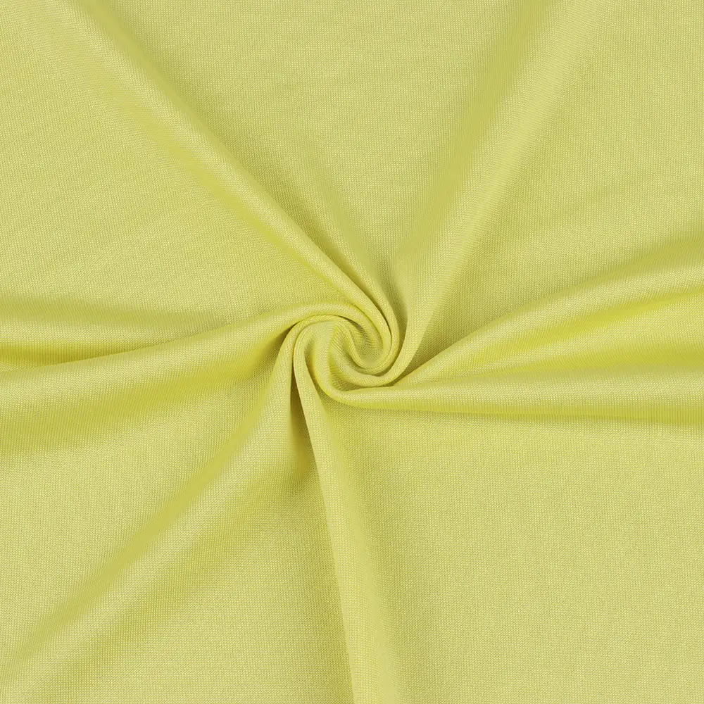 China Fabric  Single Jersey Knit Fabric Polyester Spandex Green color buy from China wholesaler bulk order at wholesale price free worldwide shipping Alibaba