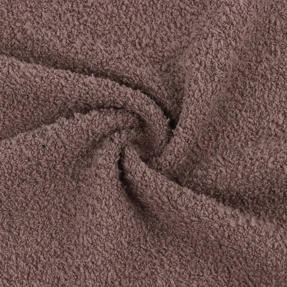 China Fabric  Fleece Knit Fabric Brown color buy in China wholesaler bulk order at wholesale price free worldwide shipping Alibaba