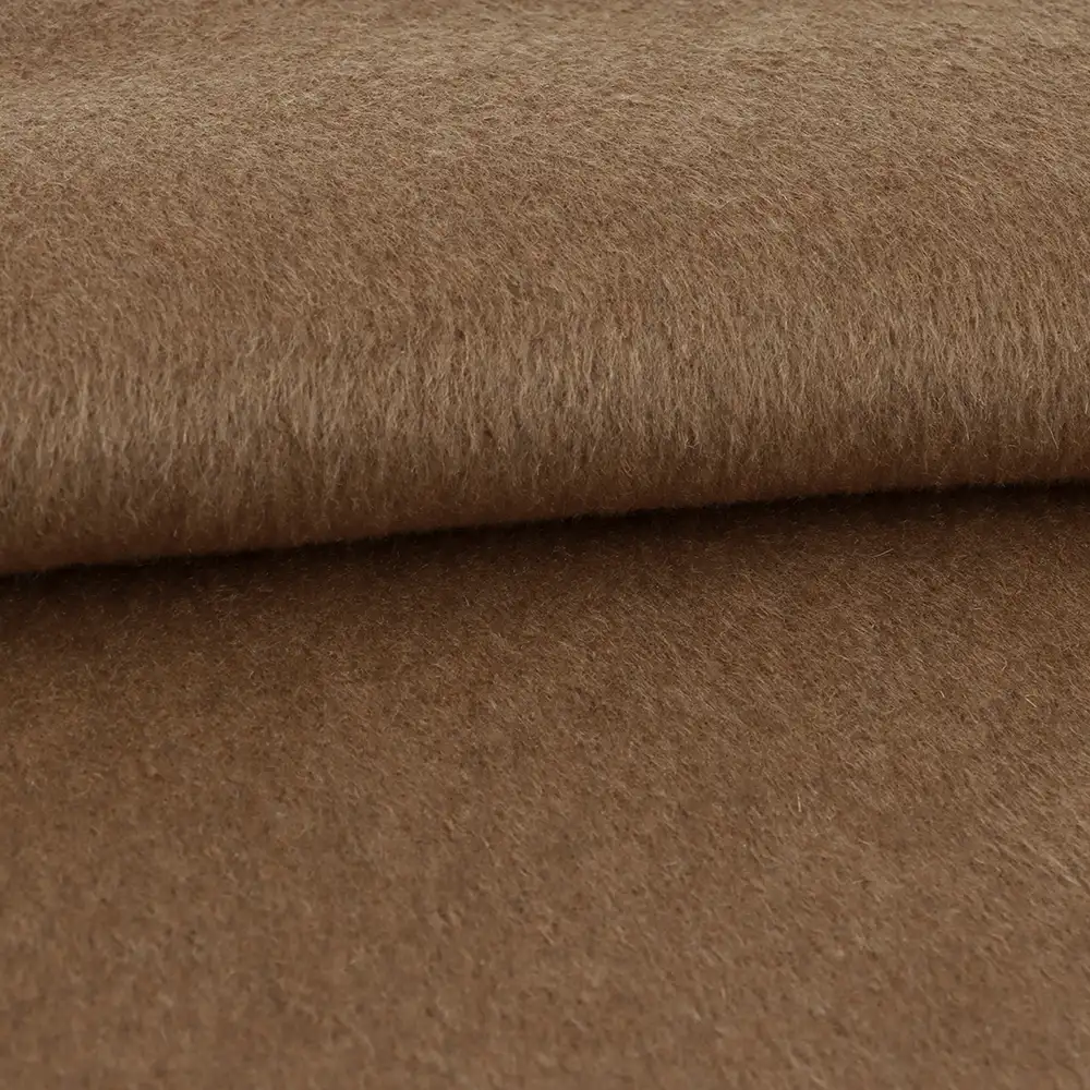 China Fabric  Knit Woolen Fabric Woolen Wool Polyester Chemical Fiber Brown color buy from China wholesaler bulk order at wholesale price free worldwide shipping Alibaba