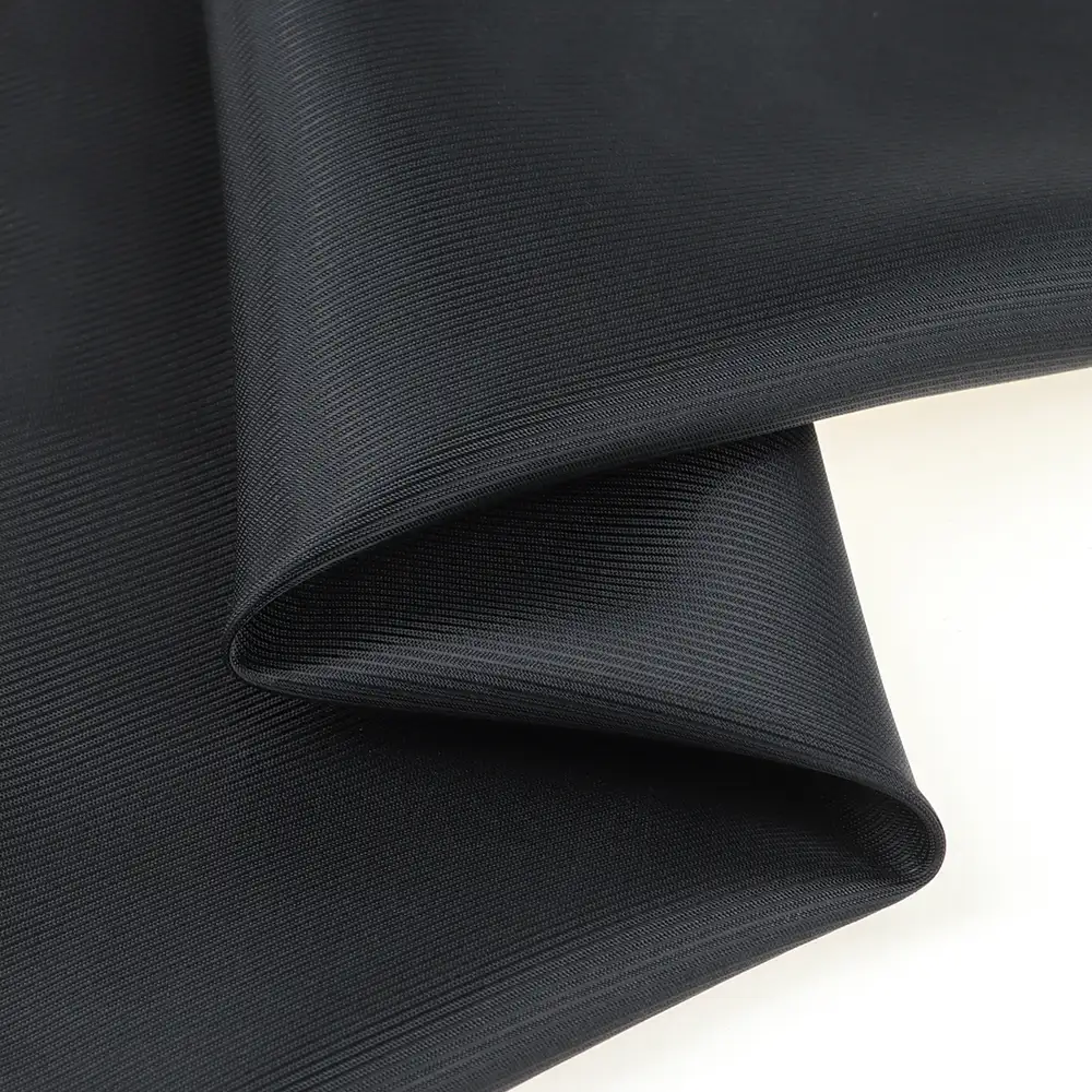 China Fabric for Bomber Jacket,Trench Coat,Jacket Polyester Taffeta Synthetic Woven Fabric Polyester Black color buy from China wholesaler bulk order at wholesale price free worldwide shipping Alibaba