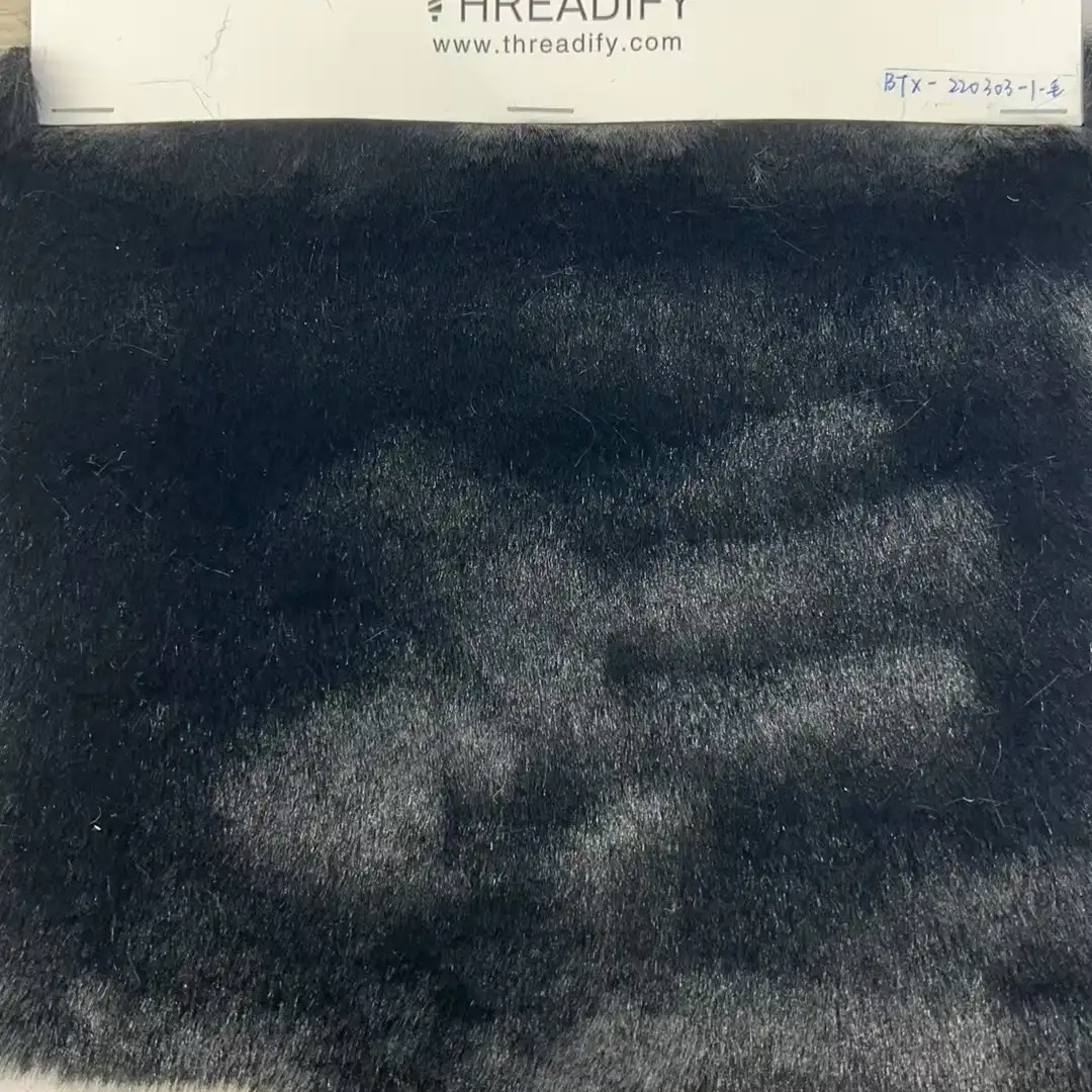 China Fabric  Fleece Knit Fabric Black color buy in China wholesaler bulk order at wholesale price free worldwide shipping Alibaba