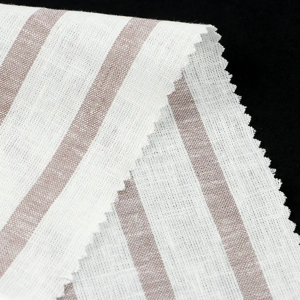 China Fabric  Linen/Cotton Plain Natural Woven Fabric Linen Cotton White and Brown color buy from China wholesaler bulk order at wholesale price free worldwide shipping Alibaba