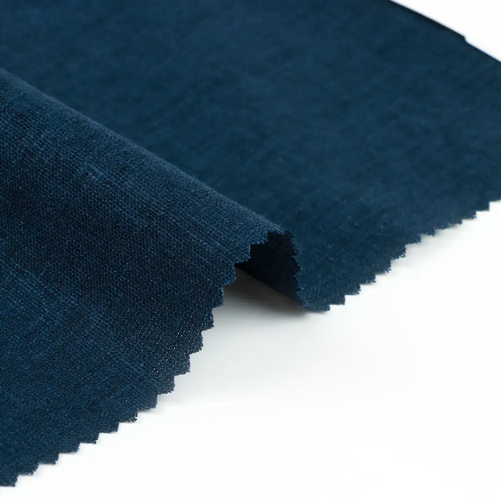 China Fabric  Linen/Rayon Plain Natural Woven Fabric Linen Rayon Blue color buy from China wholesaler bulk order at wholesale price free worldwide shipping Alibaba