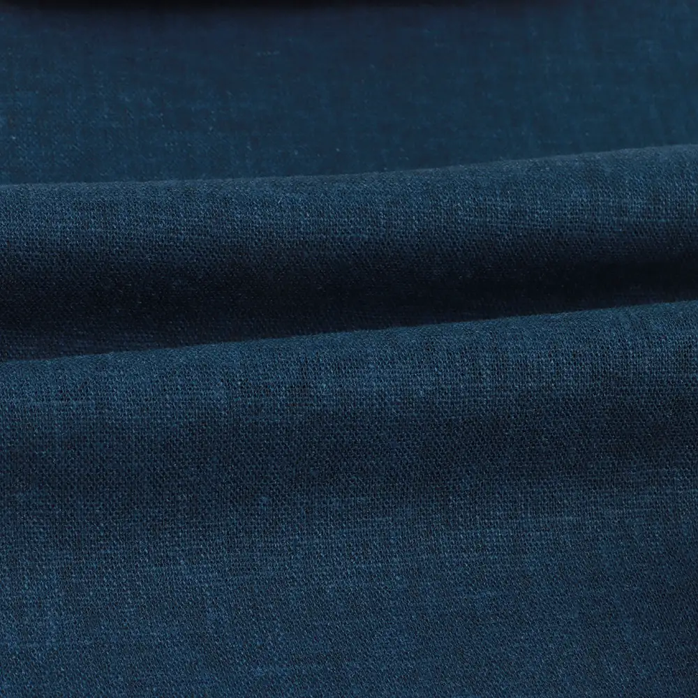 China Fabric  Linen/Rayon Plain Natural Woven Fabric Linen Rayon Blue color buy from China wholesaler bulk order at wholesale price free worldwide shipping Alibaba