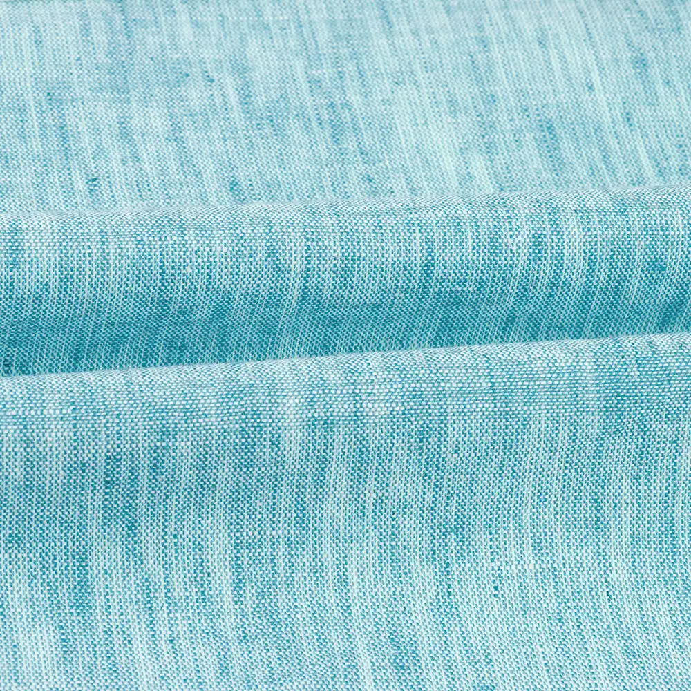 China Fabric  Linen/Cotton YD Plain Natural Woven Fabric Linen Cotton Mint green color buy from China wholesaler bulk order at wholesale price free worldwide shipping Alibaba