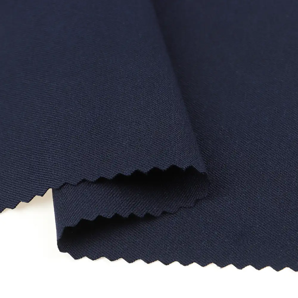 China Fabric  Single-way Stretch Woven Fabric Synthetic Woven Fabric Polyester Spandex Blue color buy from China wholesaler bulk order at wholesale price free worldwide shipping Alibaba