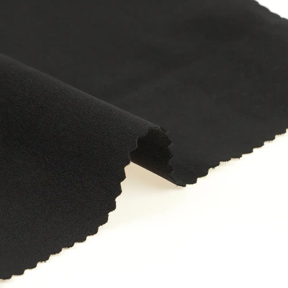 China Fabric  Nylon/Rayon Bengaline Woven Blended Fabric Nylon Rayon Spandex Black color buy from China wholesaler bulk order at wholesale price free worldwide shipping Alibaba