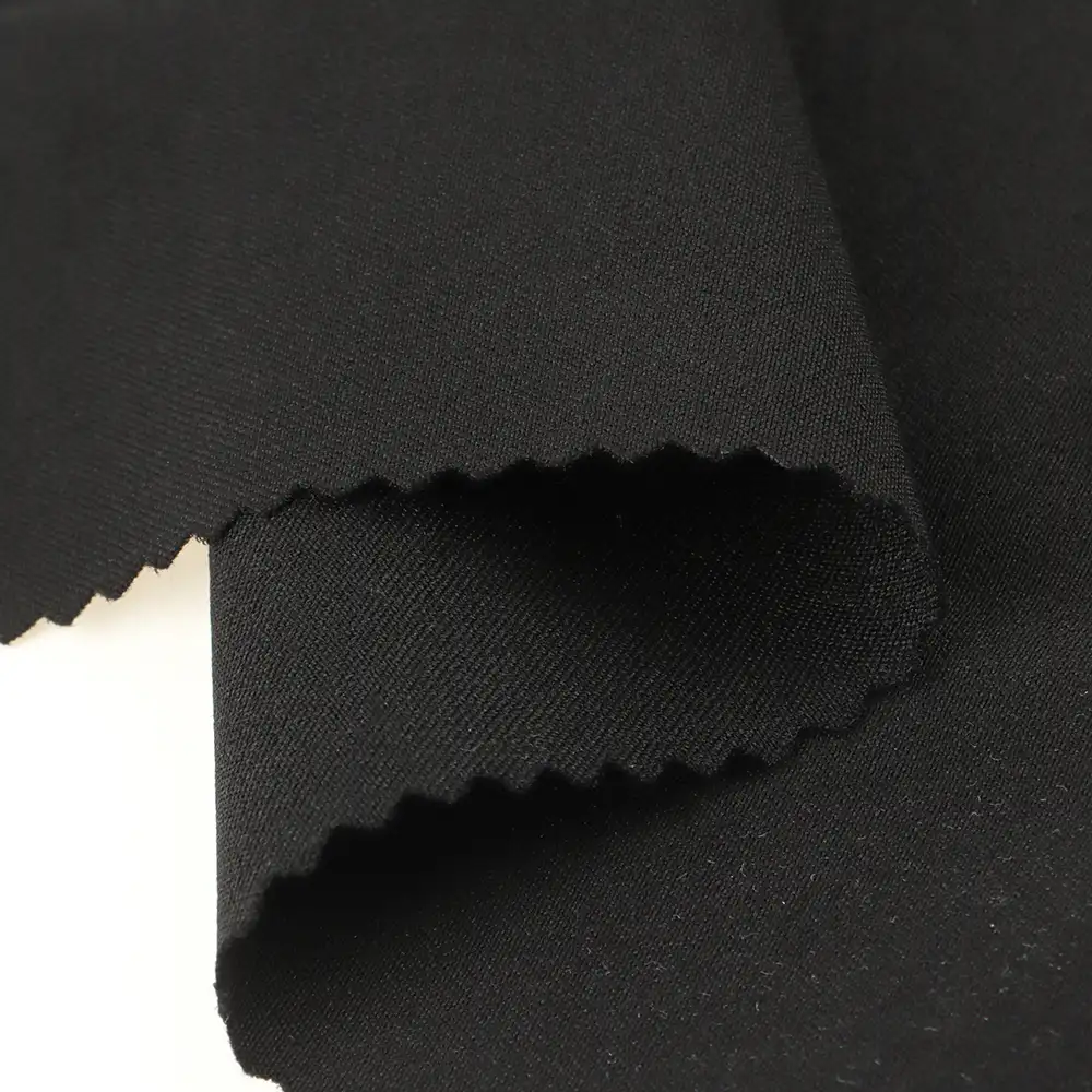 China Fabric  Nylon/Rayon Bengaline Woven Blended Fabric Nylon Rayon Spandex Black color buy from China wholesaler bulk order at wholesale price free worldwide shipping Alibaba