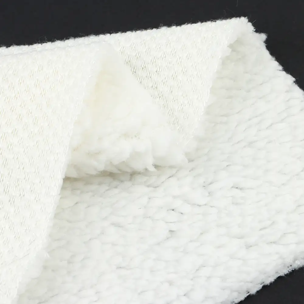 China Fabric for Hoodie,Sweatshirt,Jacket Fleece Knit Fabric Polyester White color buy from China wholesaler bulk order at wholesale price free worldwide shipping Alibaba