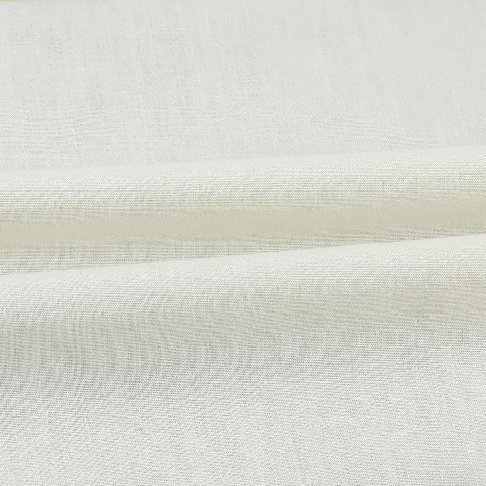 China Fabric for Blouse,Skirt,Crop Top Cotton Plain Natural Woven Fabric Cotton Off-white color buy from China wholesaler bulk order at wholesale price free worldwide shipping Alibaba