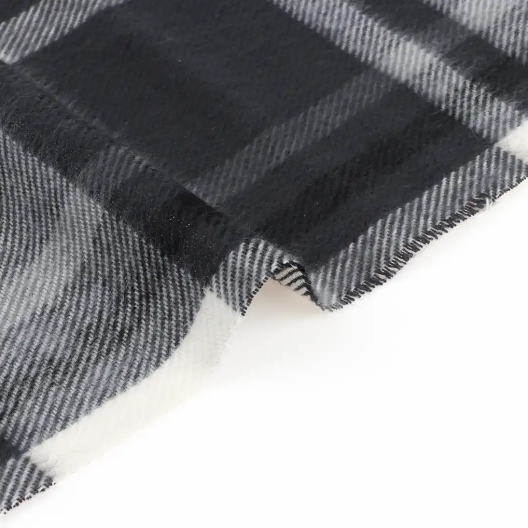 China Fabric  Cotton YD Flannel Natural Woven Fabric Polyester Black and White color buy from China wholesaler bulk order at wholesale price free worldwide shipping Alibaba