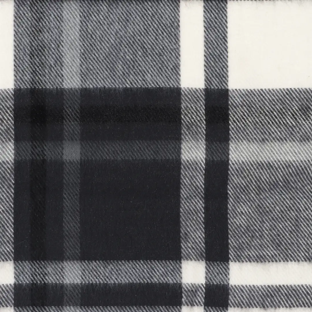 China Fabric  Cotton YD Flannel Natural Woven Fabric Polyester Black and White color buy from China wholesaler bulk order at wholesale price free worldwide shipping Alibaba