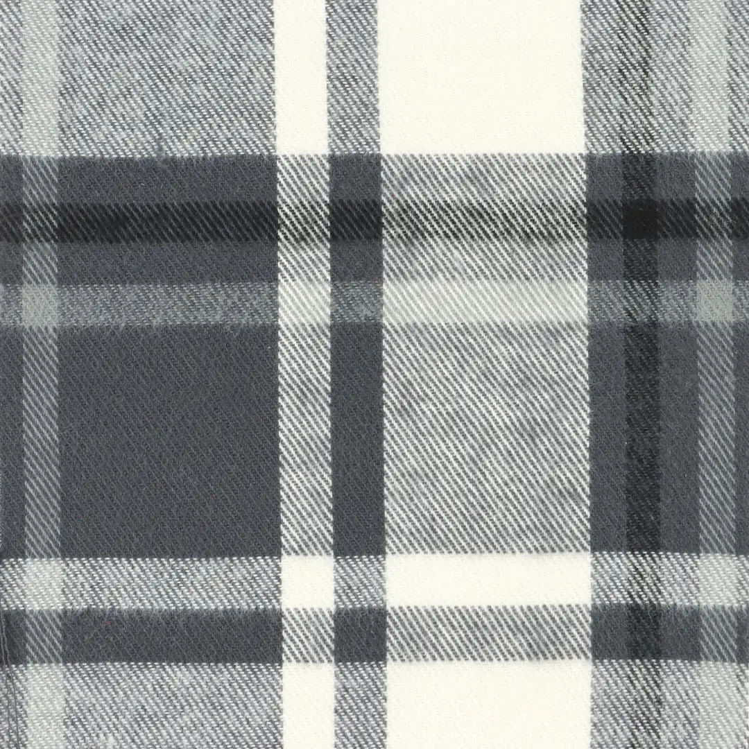 China Fabric  Cotton YD Flannel Natural Woven Fabric Polyester Grey and White color buy from China wholesaler bulk order at wholesale price free worldwide shipping Alibaba