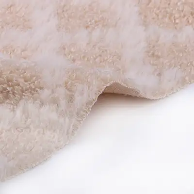 China Fabric  Fleece Knit Fabric Polyester Cream color buy from China wholesaler bulk order at wholesale price free worldwide shipping Alibaba