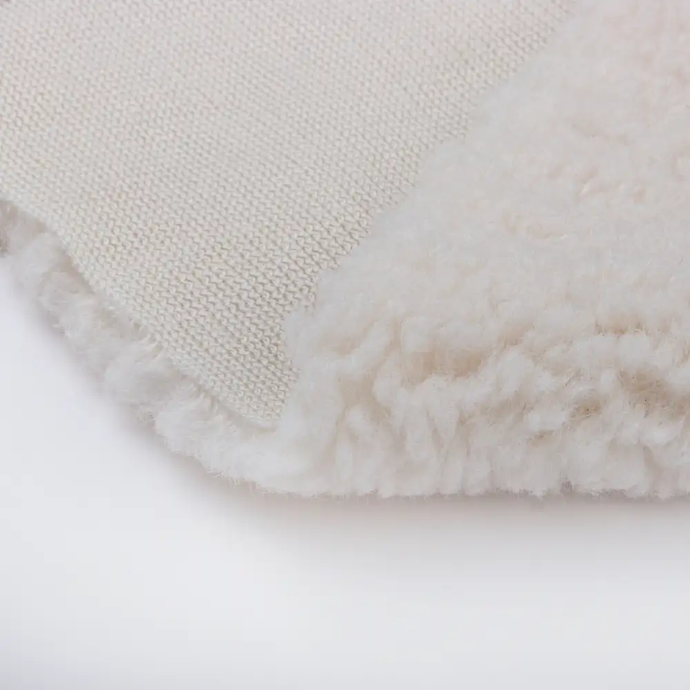 China Fabric for Hoodie,Sweatshirt,Jacket Fleece Knit Fabric Polyester Off-white color buy from China wholesaler bulk order at wholesale price free worldwide shipping Alibaba