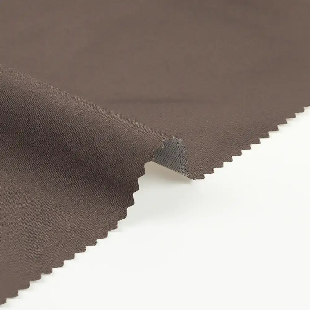 China Fabric  Polyester Pongee Synthetic Woven Fabric Polyester Brown color buy from China wholesaler bulk order at wholesale price free worldwide shipping Alibaba