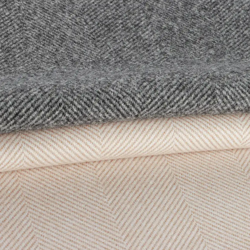 China Fabric for Blazer,Skirt,Hoodie Knit Woolen Fabric Woolen Polyester brown color buy from China wholesaler bulk order at wholesale price free worldwide shipping Alibaba